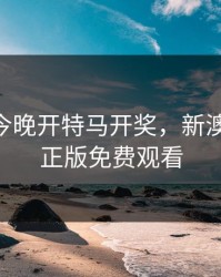 新澳门今晚开特马开奖，新澳门2025正版免费观看